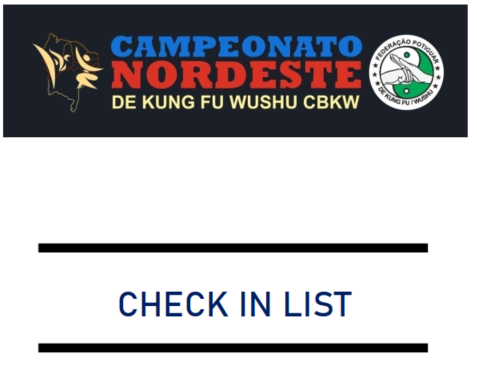 4º Campeonato Nordeste — Checagem Preliminar